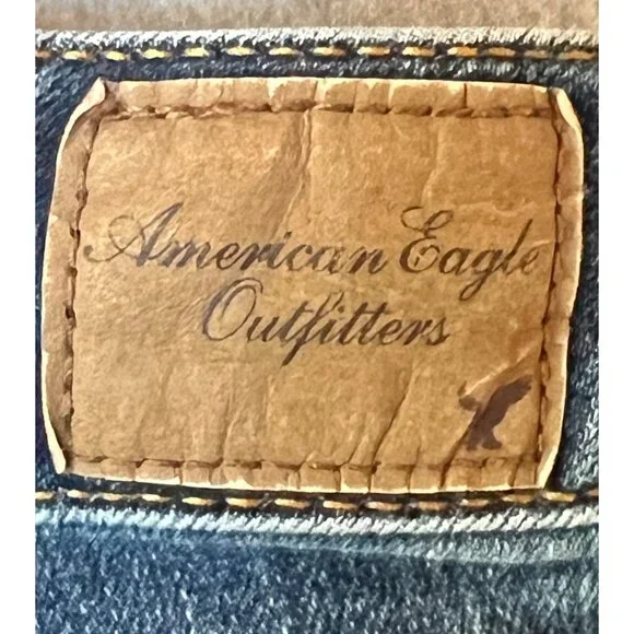 American Eagle Outfitters Womens Super Stretch Skinny Jeans Size 10 Denim - Picture 5 of 5